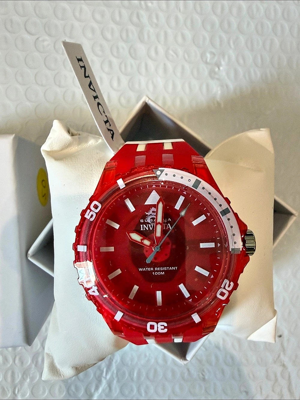 Invicta Subaqua Red & White Watch